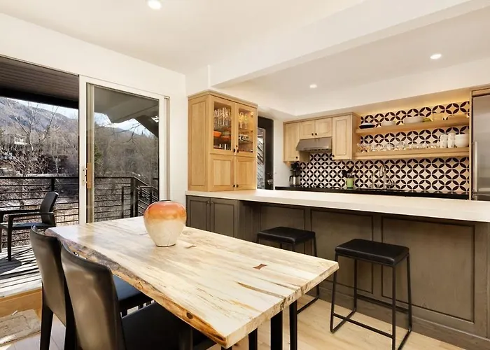 Chateau Roaring Fork Unit 25, Contemporary Condo With River Views, Close To Town